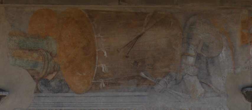 Orologio – iconografia – 13 – Panoplie – Tartarelli SNS – DSC_7933