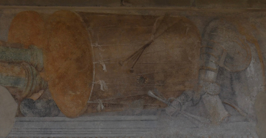 Orologio – iconografia – 13 – Panoplie – Tartarelli SNS – DSC_7933