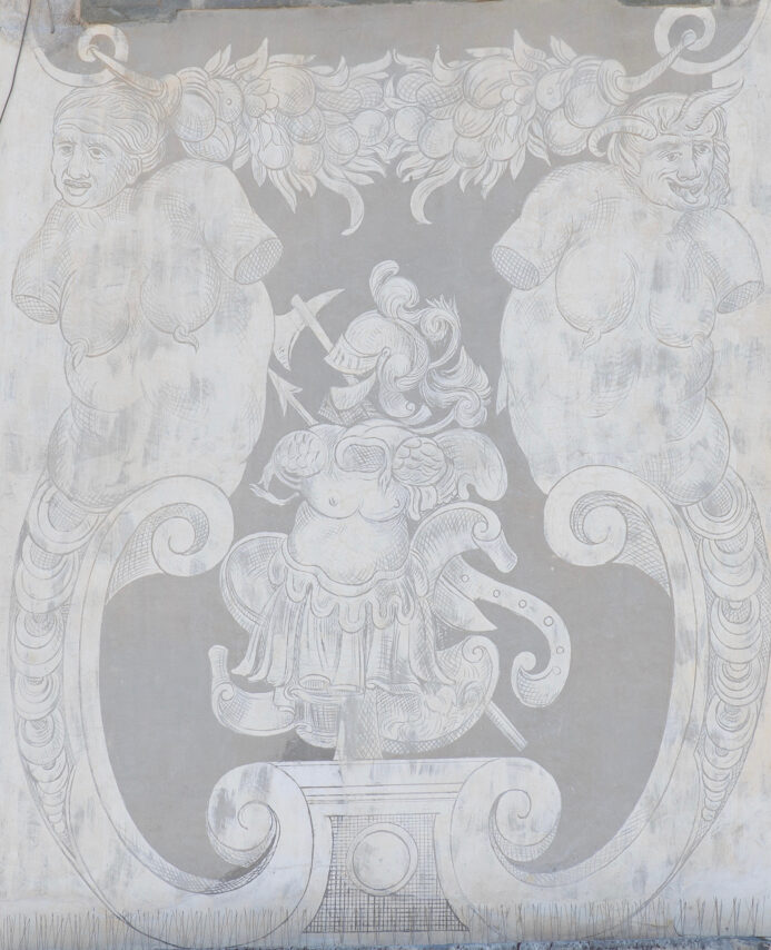 Carovana – iconografia – 35 – Ignudi con trofei 1 – Tartarelli SNS – DSC_7730