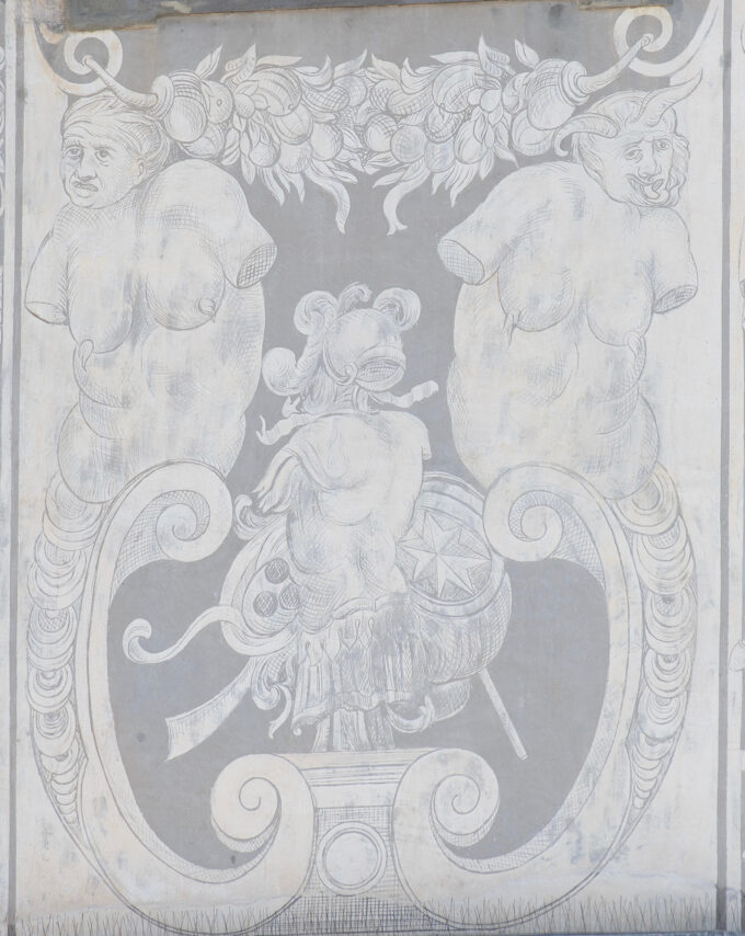 Carovana – iconografia – 38 – Ignudi con trofei 2 – Tartarelli SNS – DSC_7728