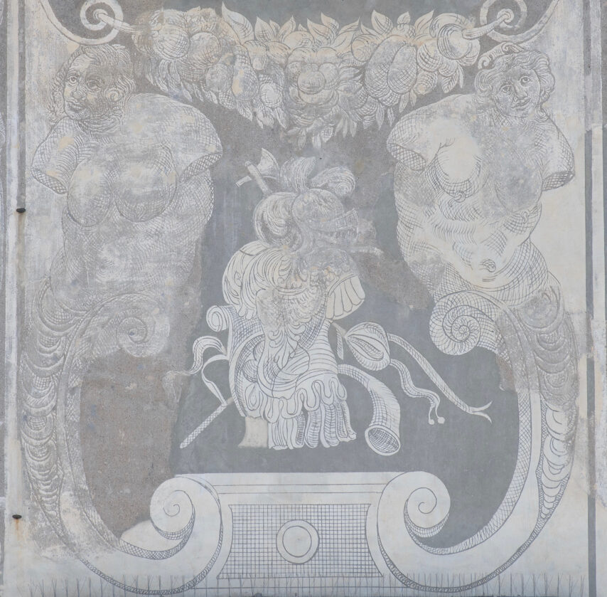 Carovana – iconografia – 44 – Ignudi e trofei 4 – Tartarelli SNS – DSC_7734