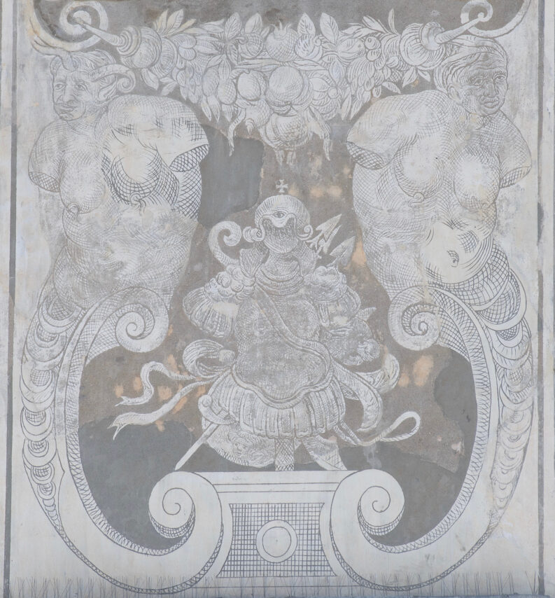 Carovana – iconografia – 47 – Ignudi con trofei 5 – Tartarelli SNS – DSC_7736