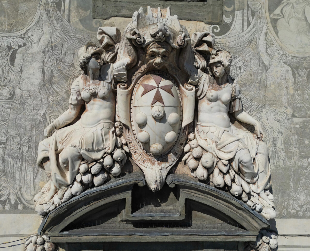 Stemma centrale – copertina e immagine 1 – Freccioni SNS – DJI_0544