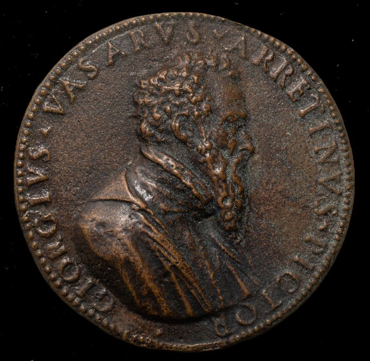 Protagonisti – Giorgio Vasari – copertina – medaglia – Bargello inv. 6259 – Tartarelli SNS – 462-7366