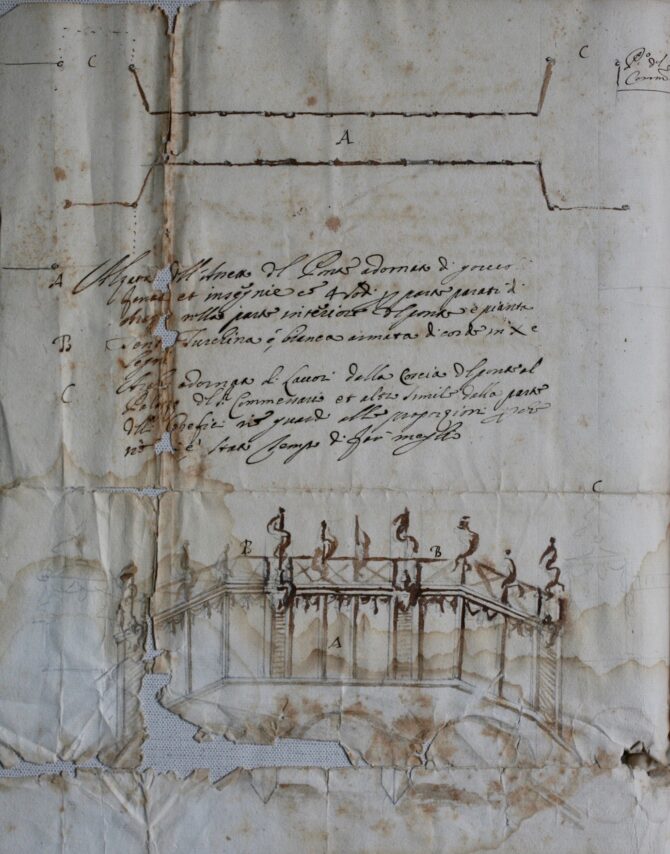 Eventi storici – Reliquie 1683 – disegno 2 – ASPI – OSS, 2356, n. 44