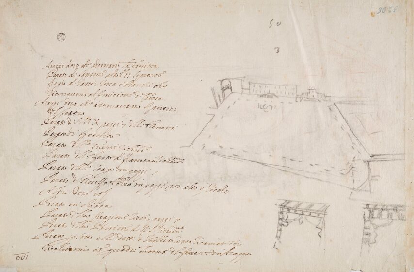 Eventi storici – Reliquie 1683 – disegno 4 – GDSU – n. 5206 A (v)