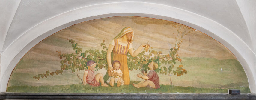 Carovana – Interno – Mensa – Lunetta uva – Tartarelli