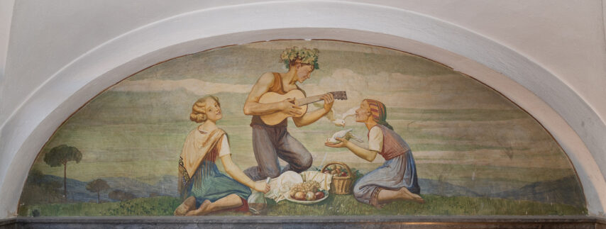 Carovana – Interno – Mensa – Lunetta pasto – Tartarelli