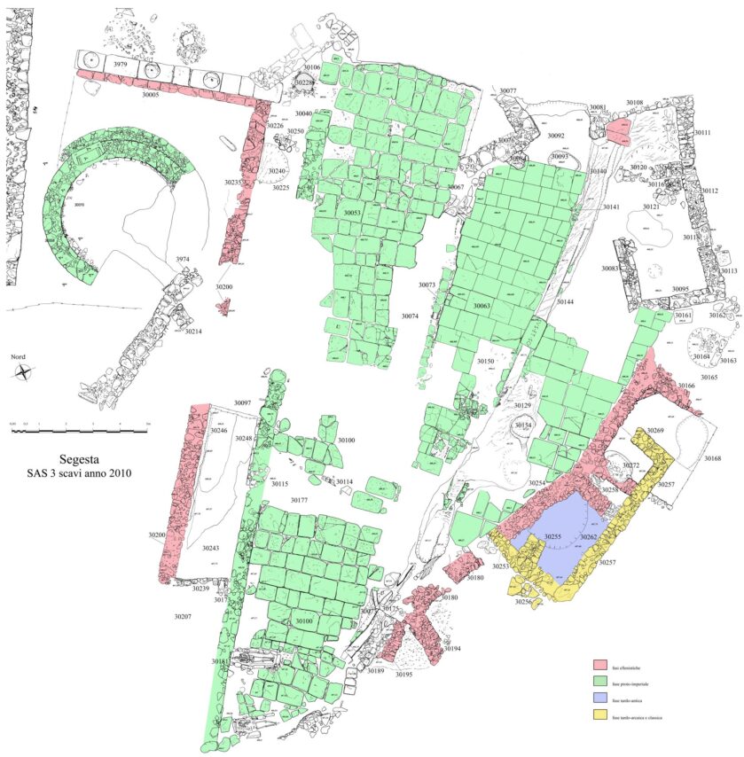 Palazzo della Carovana – interno – calchi – L5-6 – Piazza triangolare e tholos, elaborazione – Cassanelli