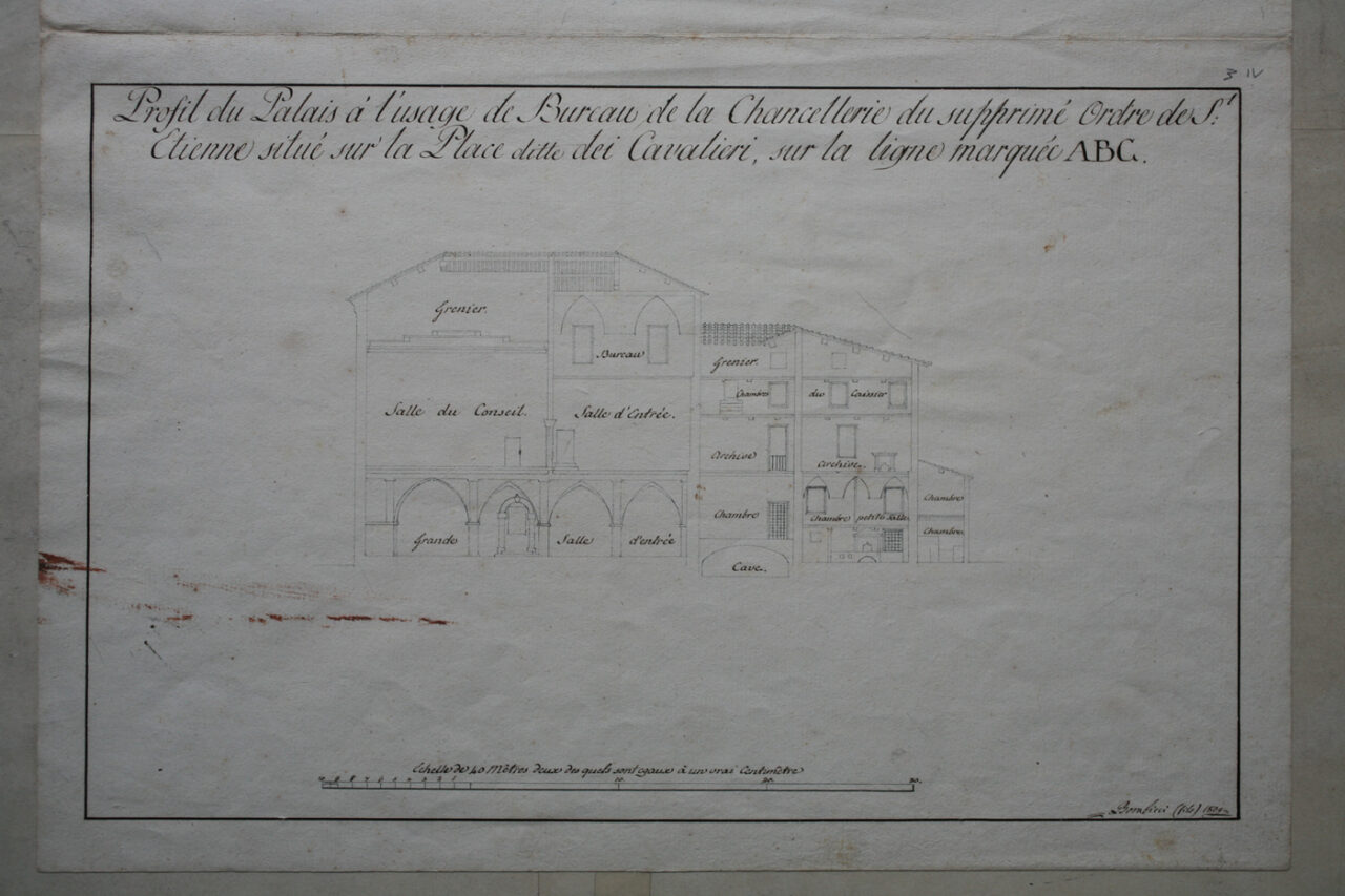 Palazzo dei Dodici – spaccato – Bombicci – ASPi