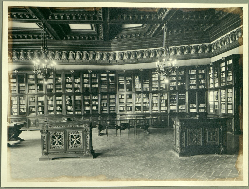 Carovana – Sala Azzurra – foto biblio – album luoghi – Archivio SNS