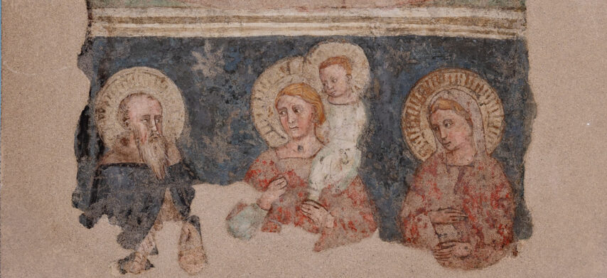 Carovana – Sala Azzurra – Madonna e santi – particolare santi – Tartarelli