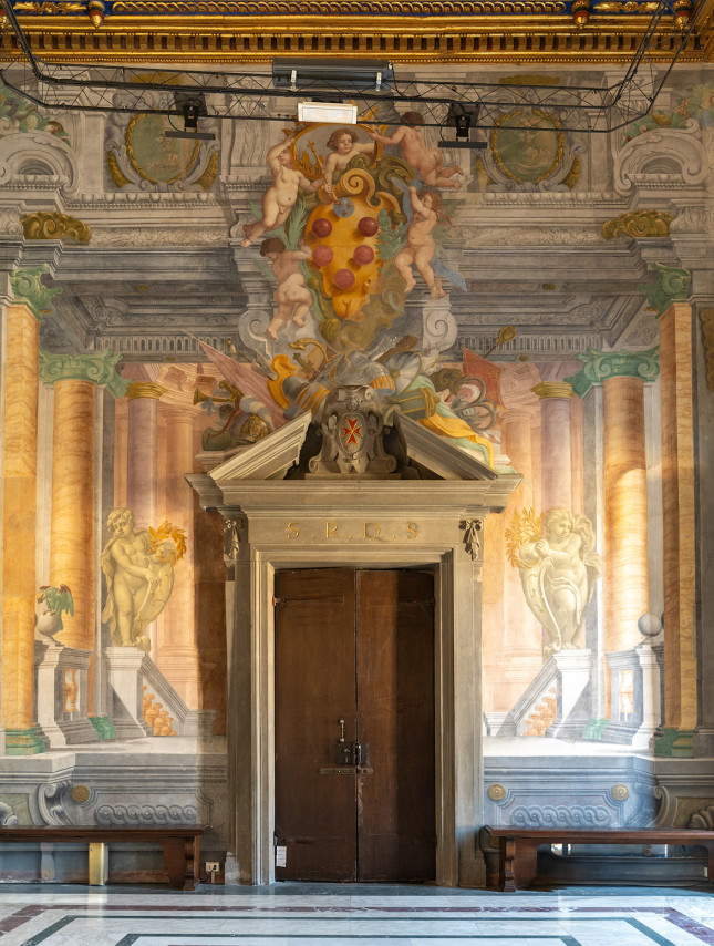 Palazzo Dodici – Sala Udienza – parete ingresso – TARTARELLI – DSC_0234