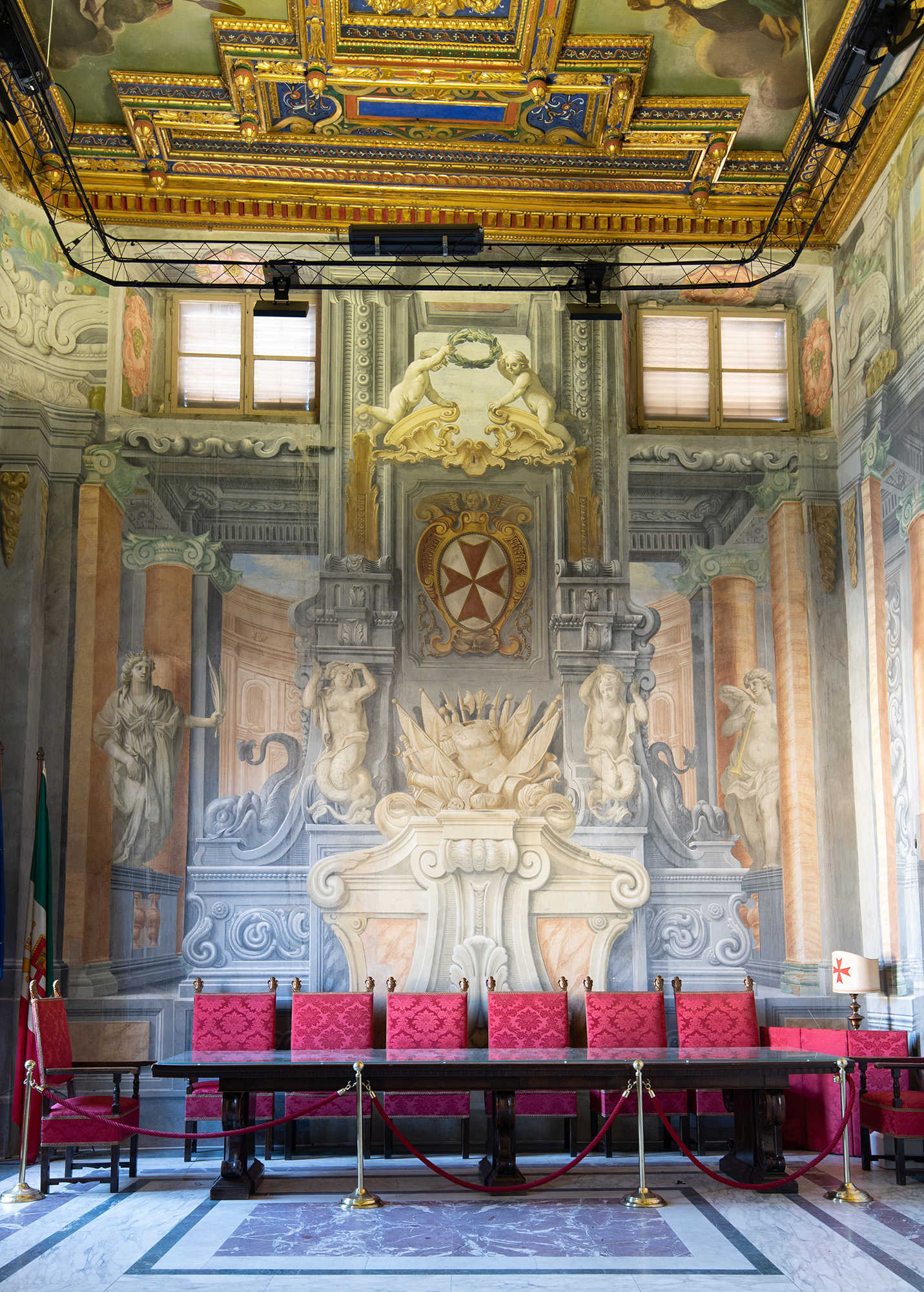 Palazzo Dodici – Sala Udienza – parete fondo – TARTARELLI – DSC_0241