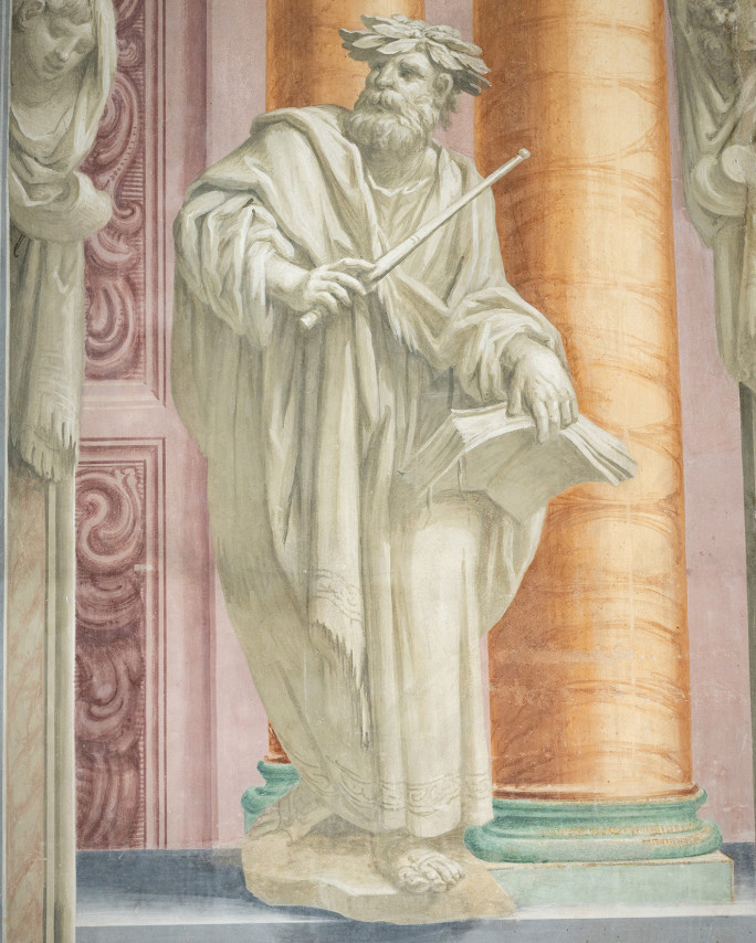 Palazzo Dodici – Sala Udienza – parete finestre – uomo barbuto – TARTARELLI – DSC_0288