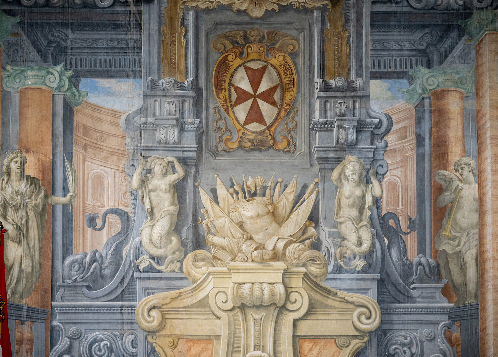 Palazzo Dodici – Sala Udienza – parete fondo – particolare – TARTARELLI – DSC_0290