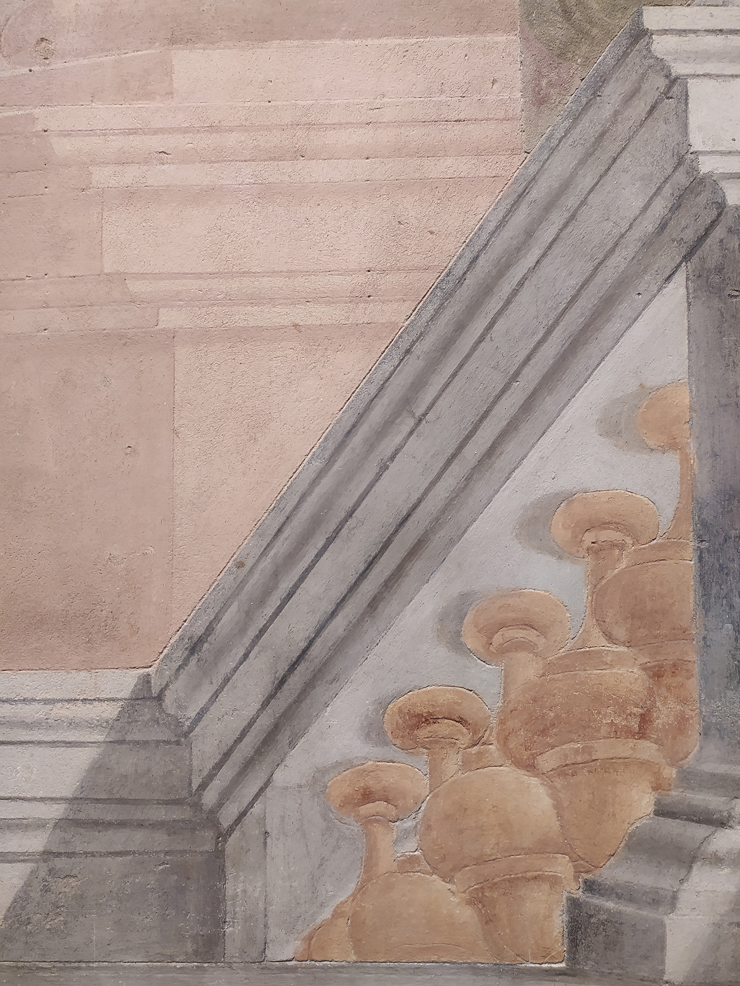 Palazzo Dodici – Sala Udienza – incisioni intonaco 2 – IACOLINA