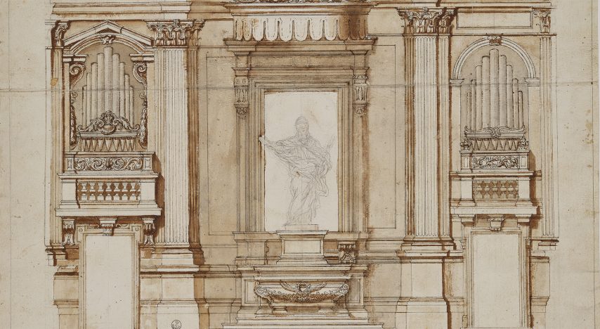 S. Stefano – progetti altare – Ferri – Firenze GDSU 2265A, part. – 673903_particolare