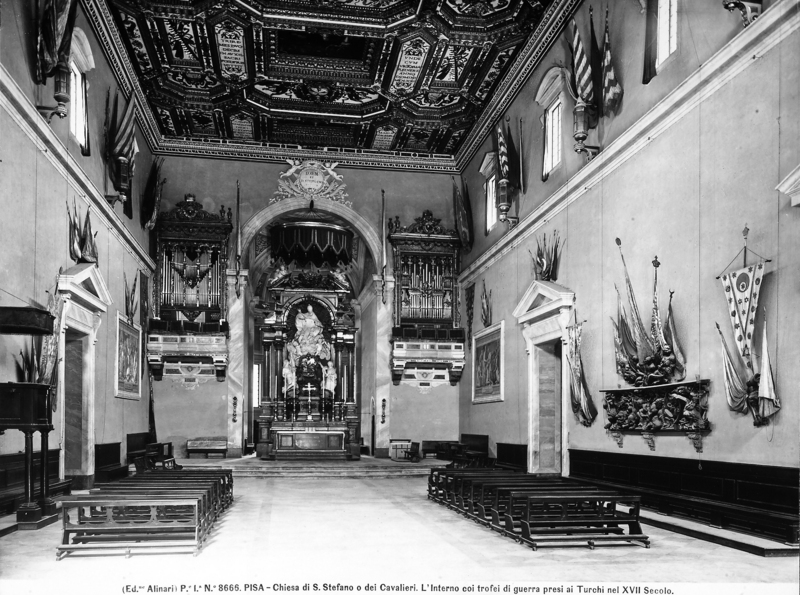 S. Stefano – interno con trofei turcheschi – ALINARI – ACA-F-008666-0000