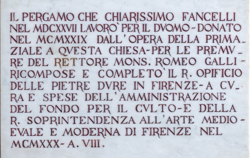 S. Stefano – pulpito – lapide – TARTARELLI – DSC_3065