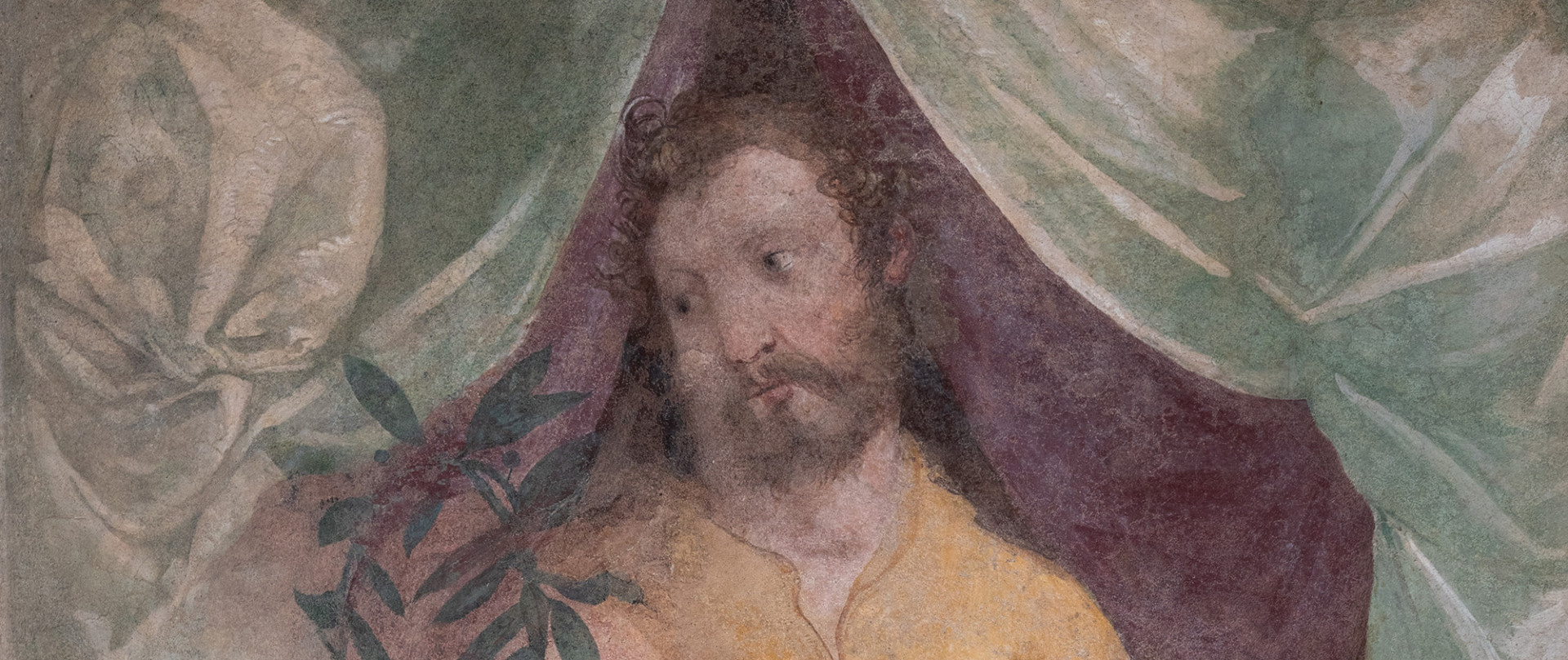 Carovana – interno – affresco figura virile, testata – TARTARELLI