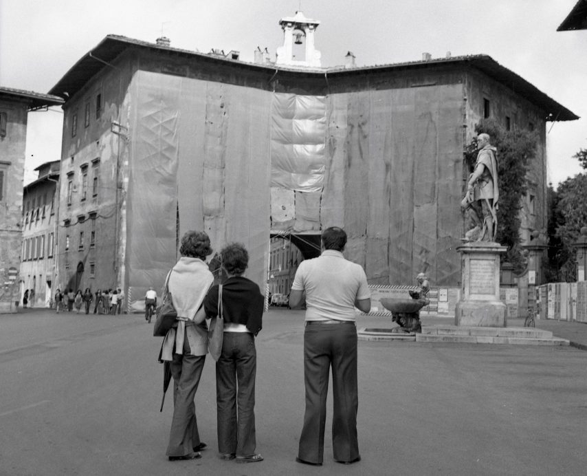 Orologio – preesistenze medievali – lavori – Palazzo Blu – F10173N004_part.