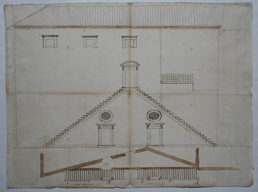 S. Rocco – vicende arch. e funzioni – studio scala – ASPi – 003 F.F. n. 76 c. 275 cart. disegni vari_FIUMI E FOSSI