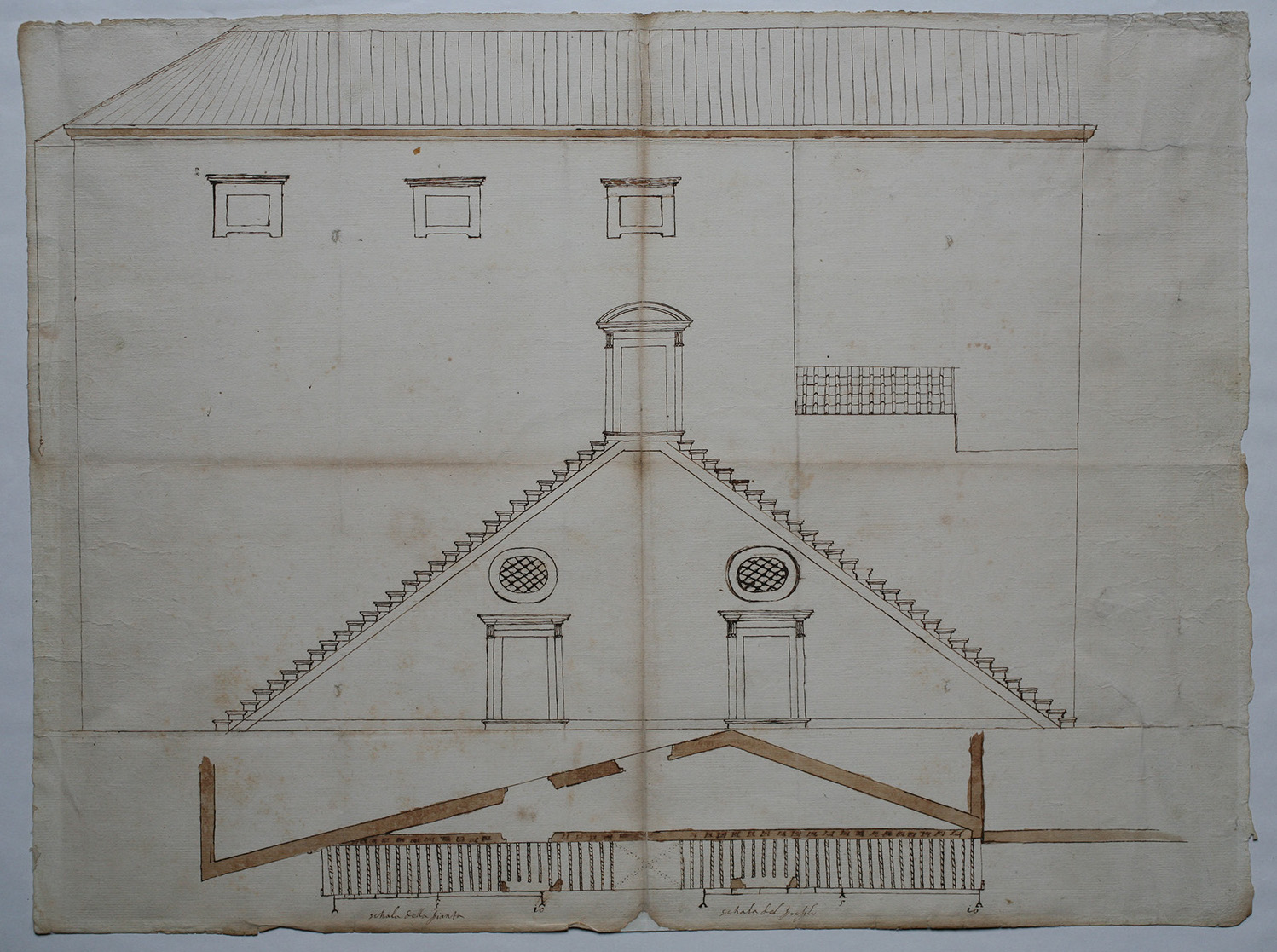 S. Rocco – vicende arch. e funzioni – studio scala – ASPi – 003 F.F. n. 76 c. 275 cart. disegni vari_FIUMI E FOSSI