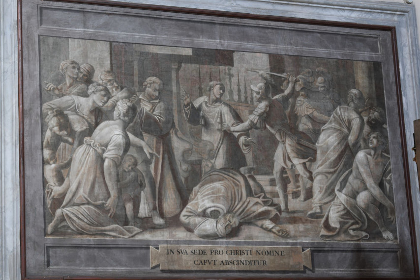 S. Stefano – tele monocrome – decapitazione Stefano – TARTARELLI – DSC_7240