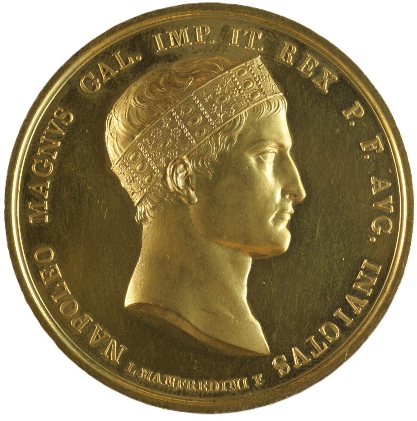 Protagonisti – Napoleone_recto – TARTARELLI – medaglie_inv.8010_Tartarelli_SNS_recto