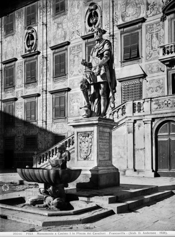 Monumento Cosimo I – tutela e restauri – ALINARI – ADA-F-028540-0000