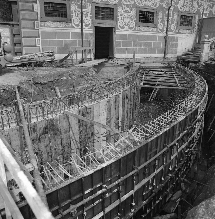 Piazza dei Cavalieri – Sviluppo novecentesco – Archivio SNS – Tunnel_074