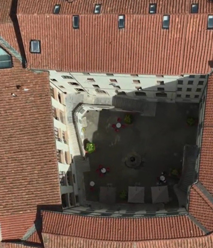 Carovana – cortile – Freccioni – drone 0056