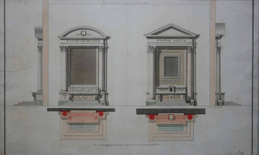 S. Stefano – fasi – Lazzarini – ASPi -S.S piante 0141 n. 45 a