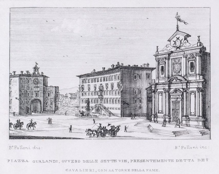 INTERO_KHI_POLLONI_1834_tav.VIII_piazza dei cavalieri
